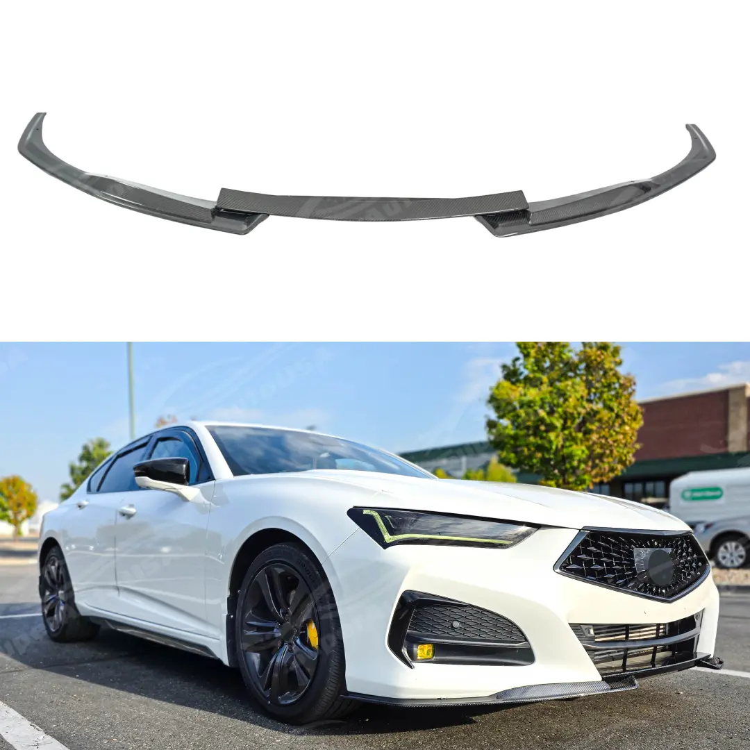 2021+ Acura Tlx - Type S Style Carbon Fiber Front Lip Splitter 1