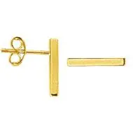 14K Yellow Gold Small Stud Earrings 1