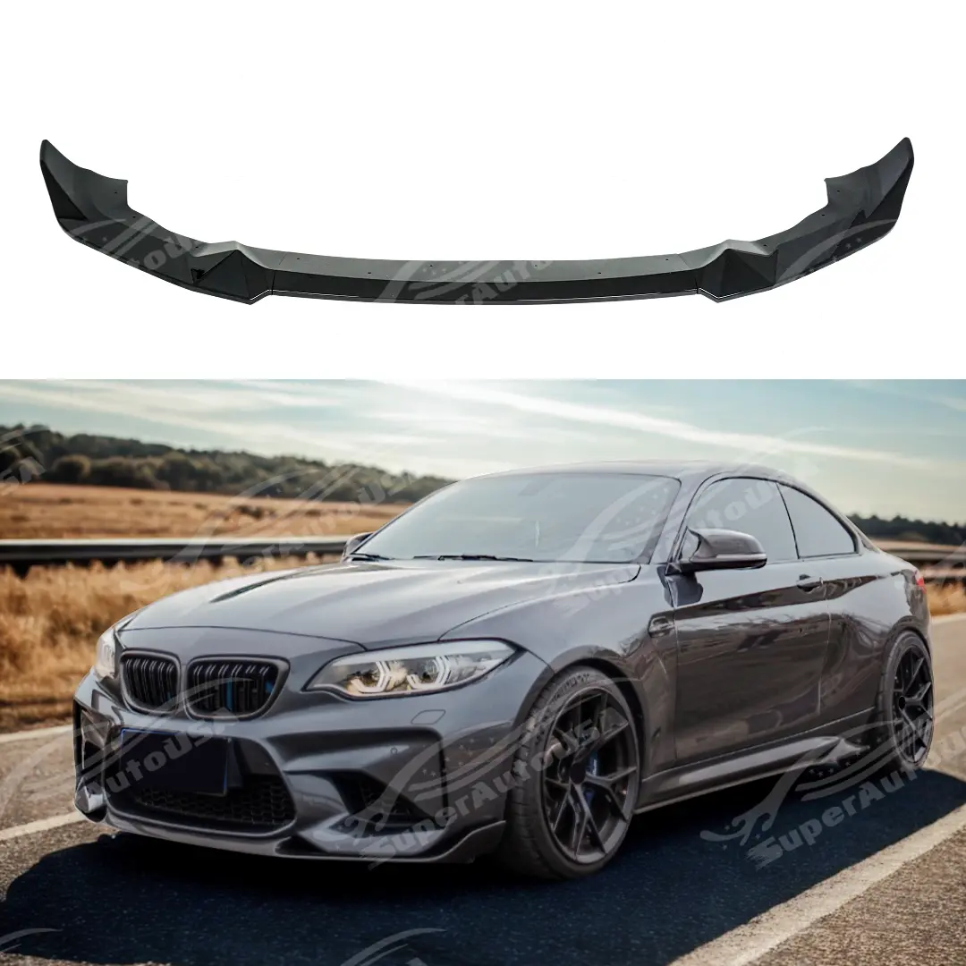 For Bmw F87 M2 2016-2021 Mp Style Front Bumper Lower Lip Splitter Kit 1