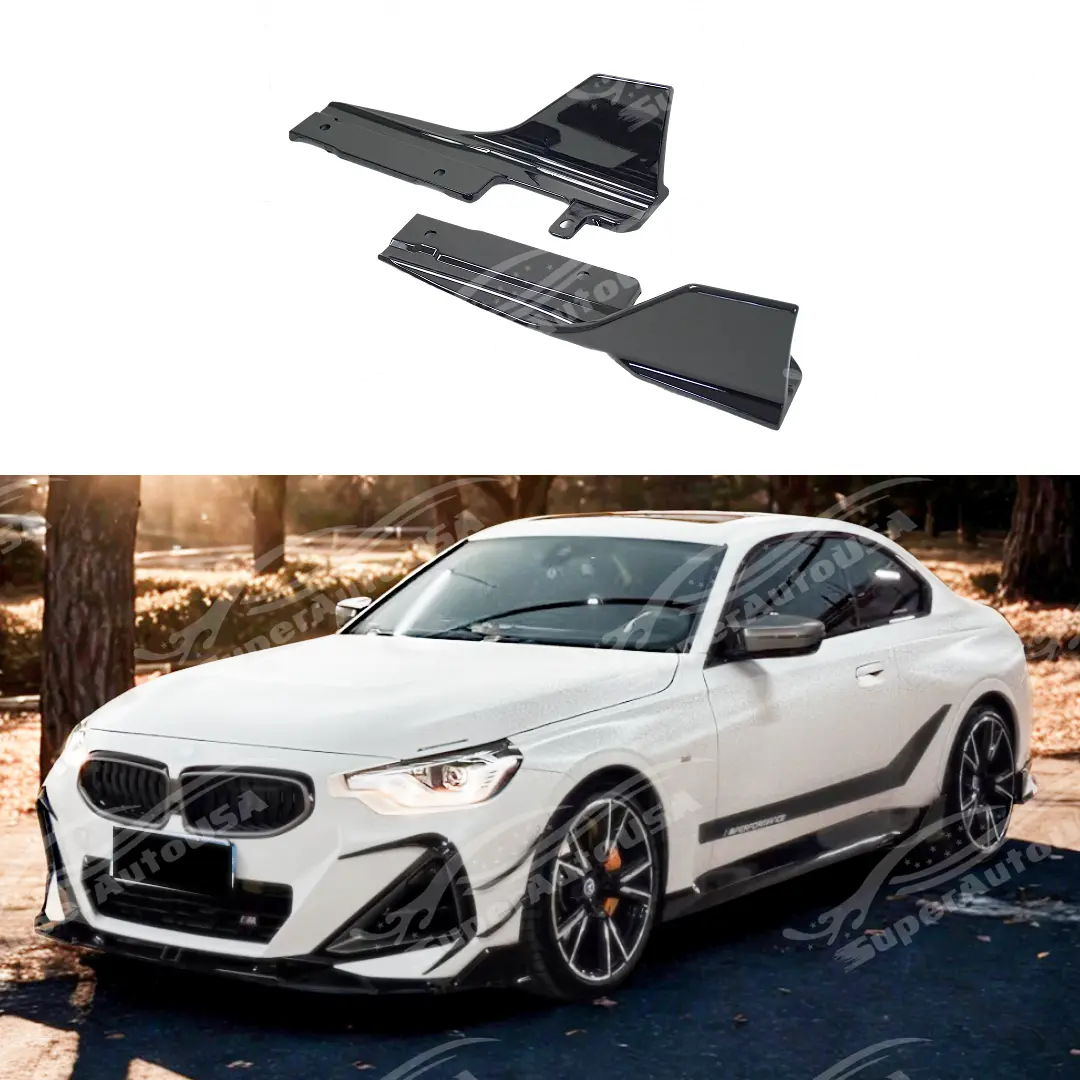 Fits Bmw 2 Series G42 2022-2025 Vten Side Body Skirt Splitter Under Spoiler Rocker Panel Bottom Extension Lip 1