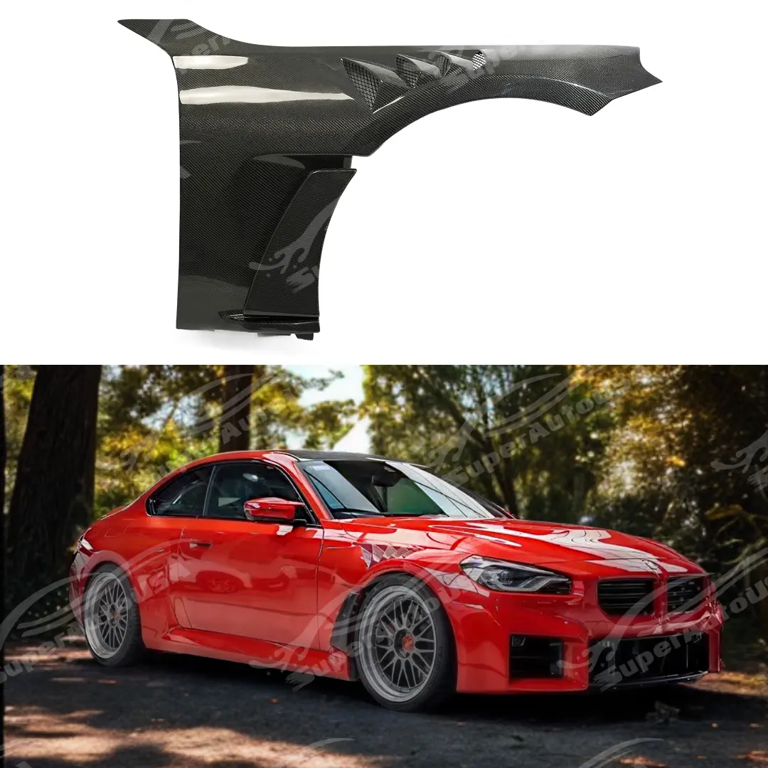 For 2023-2026 Bmw M2 G87 N Style Vented Front Side Carbon Fiber Fender 1