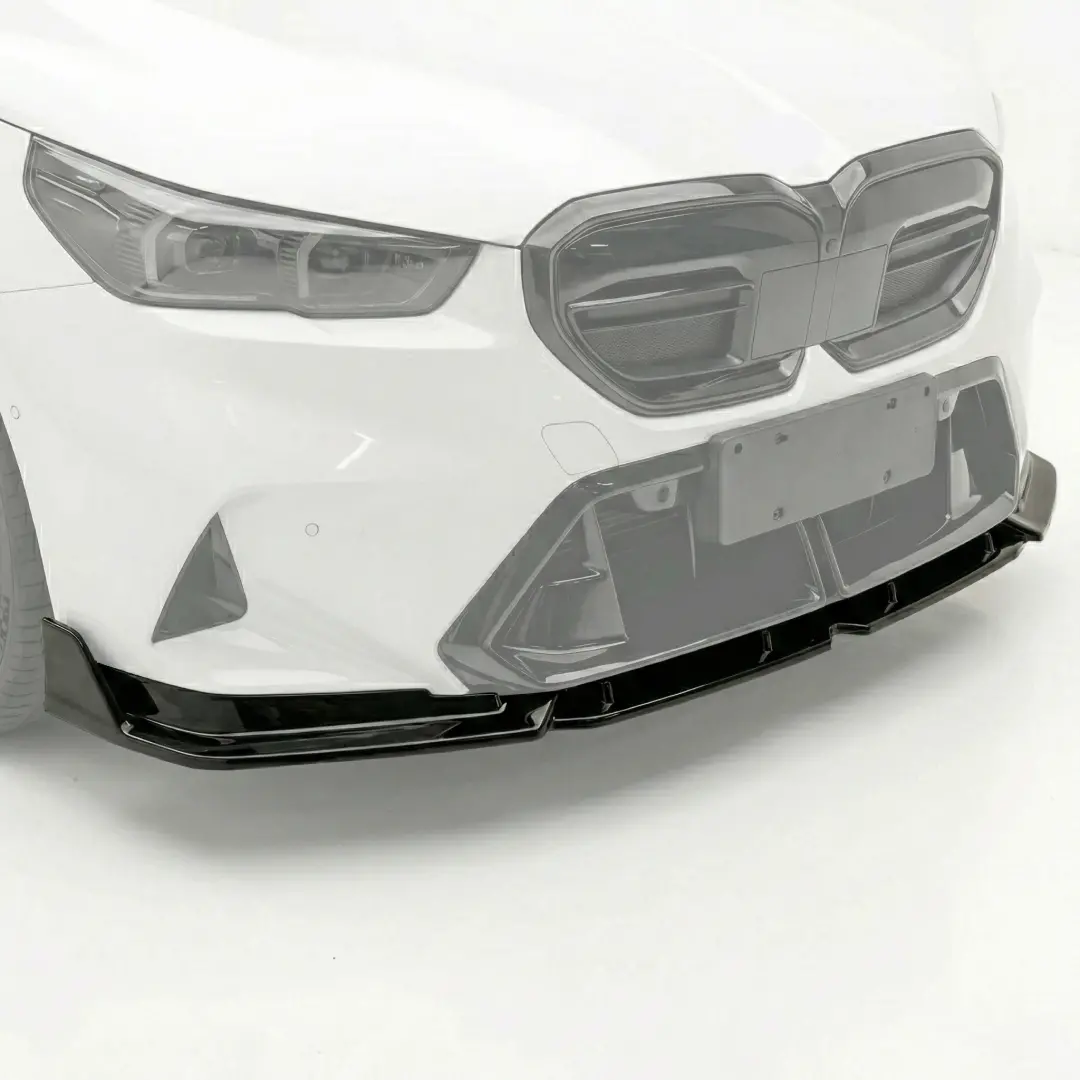 For 2024-2026 Bmw M5 G90 Gloss Black Front Bumper Lip 1