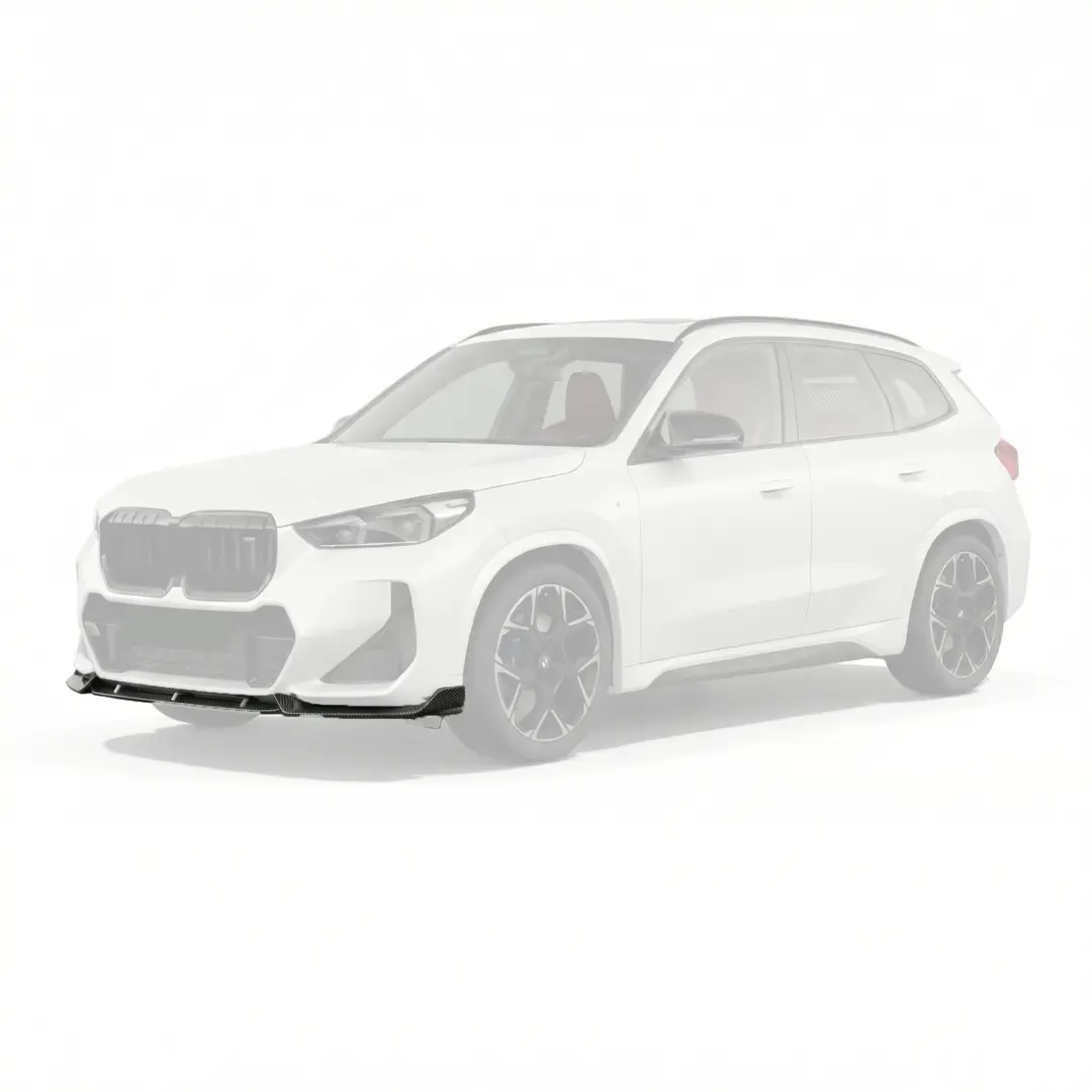 For 2023-2026 Bmw X1 U11 Carbon Fiber Print Front Bumper Lip 1