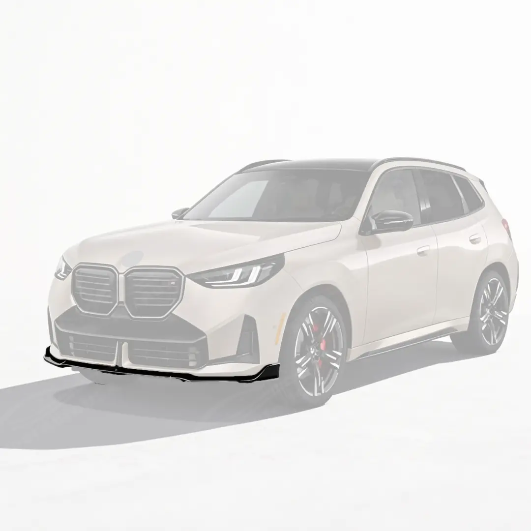 For 2025-2026 Bmw G45 X3 Gloss Black Front Bumper Lip 1