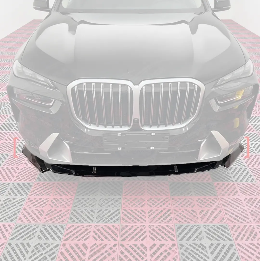 For 2023-2025 Bmw G07 X7-Front Bumper Lip-Gloss Black 1