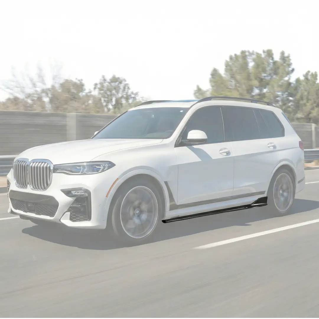 For 2019-2022 Bmw X7 Double Sided Real Carbon Fiber Side Skirt 1