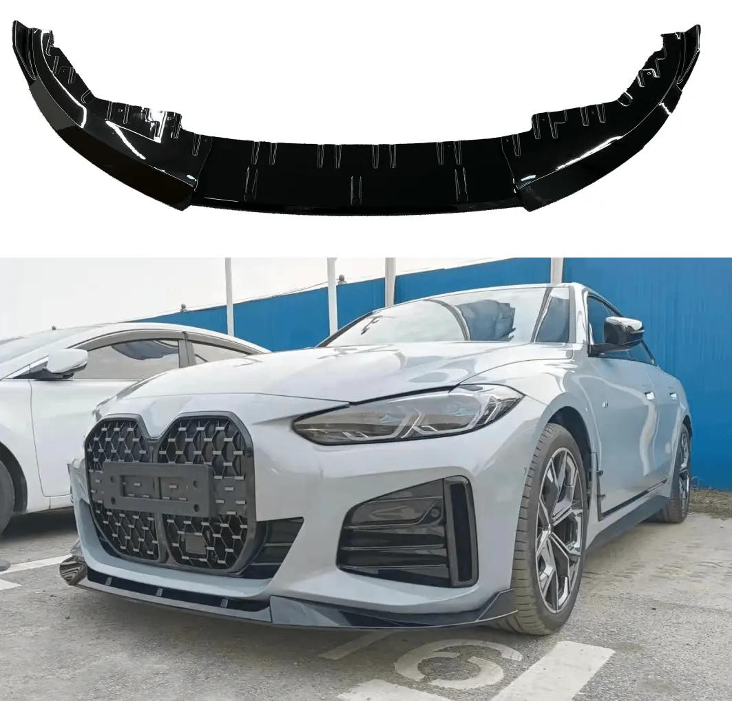 Fits 2021-2024 Bmw 4 Series G26 M Sport M440i I4 430I Cs Style Front Lip 1