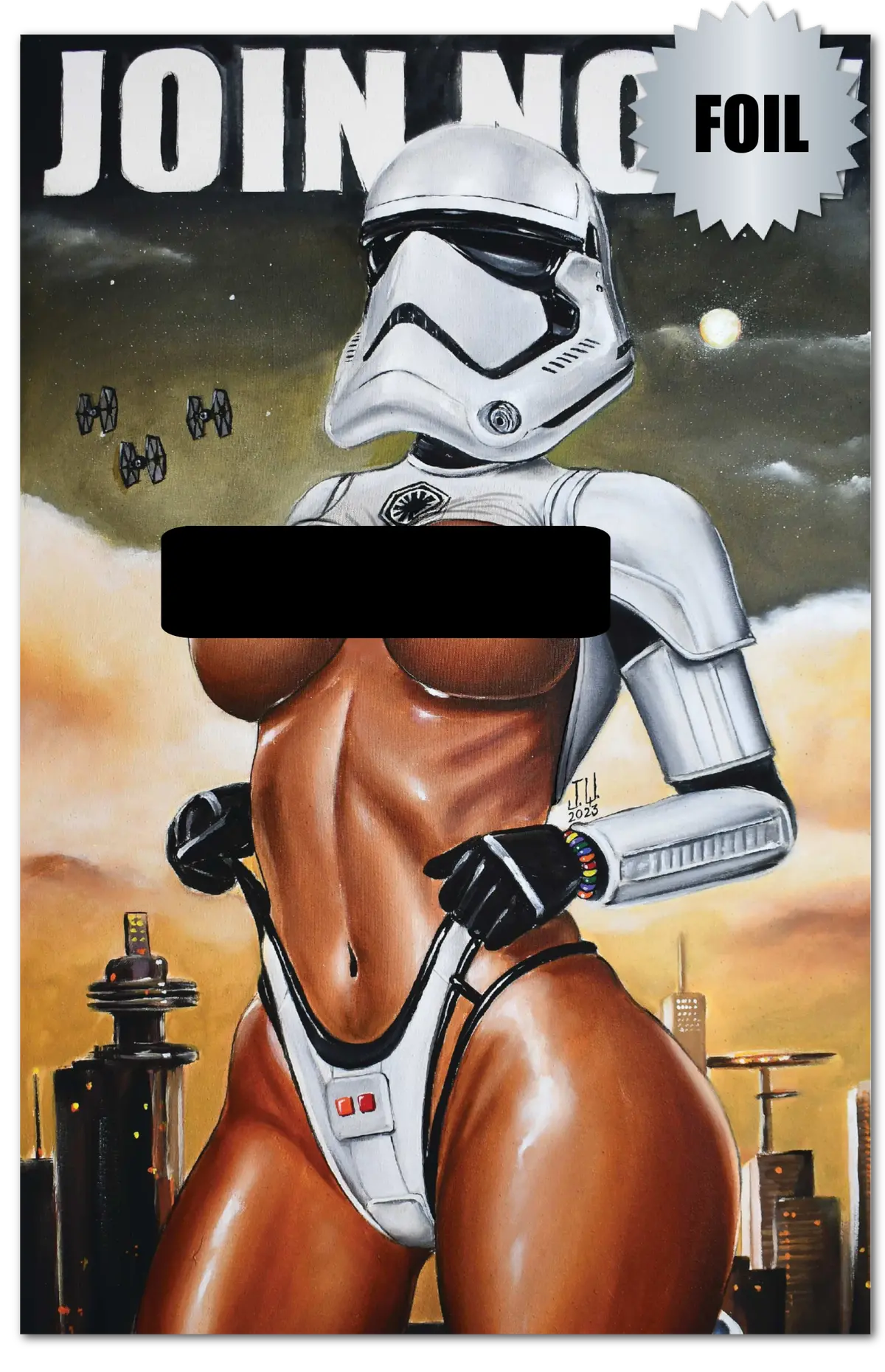 May The 4Th Exclusive "First Order" Cvr B Topless Foil Artbook Jeremy Smart /50 1