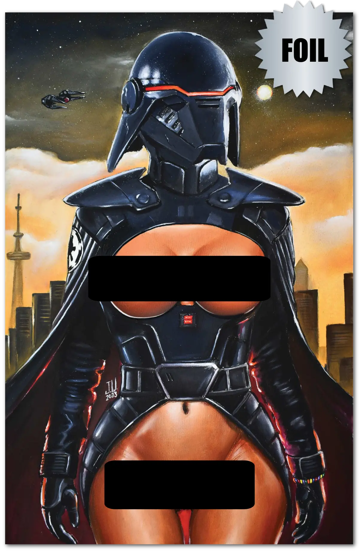 May The 4Th Exclusive "Second Sister" Cvr C Naughty Foil Artbook Jeremy Smart /50 1