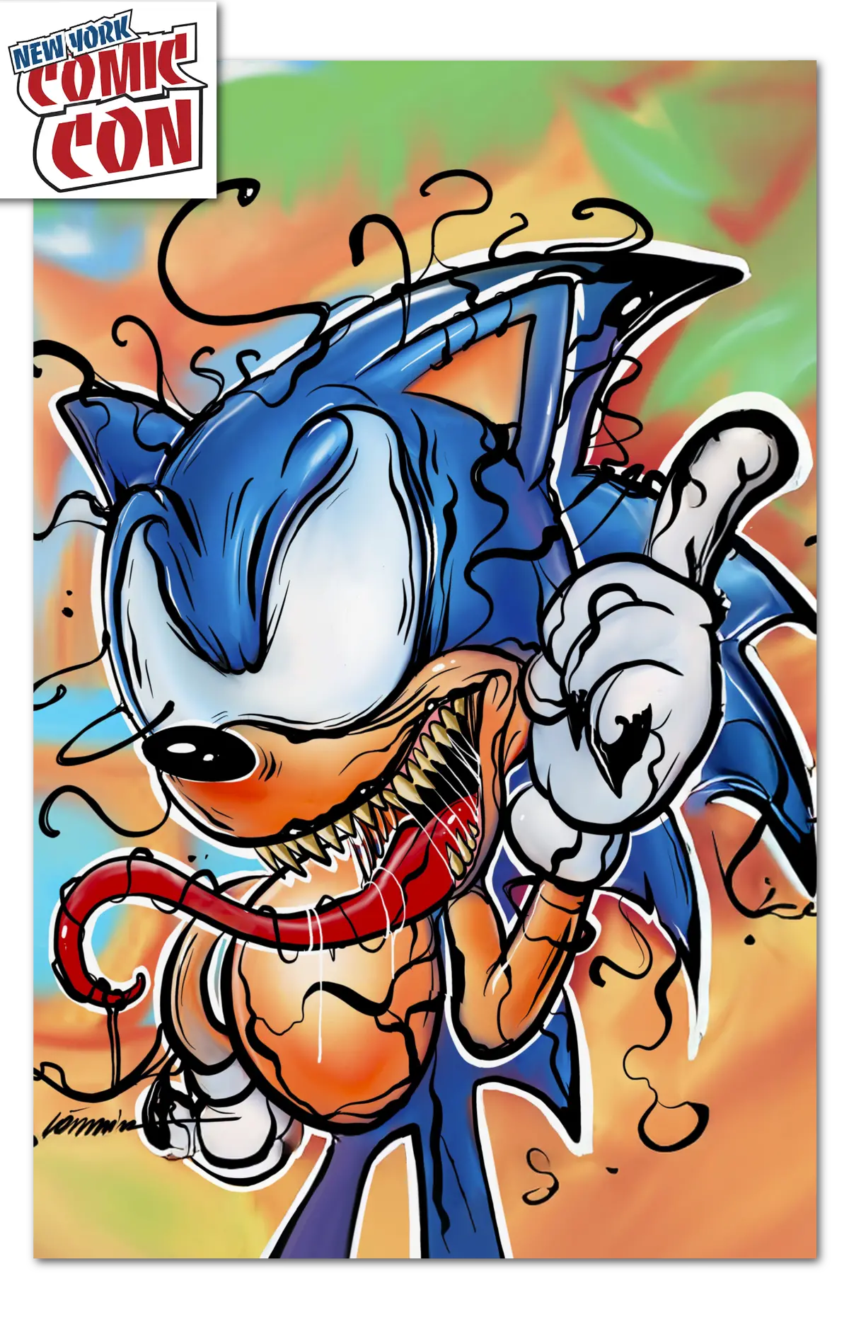 Nycc 2025 Fame: Sonic The Hedgehog Cvr A Virgin Exclusive Gorkem Demir /100 1