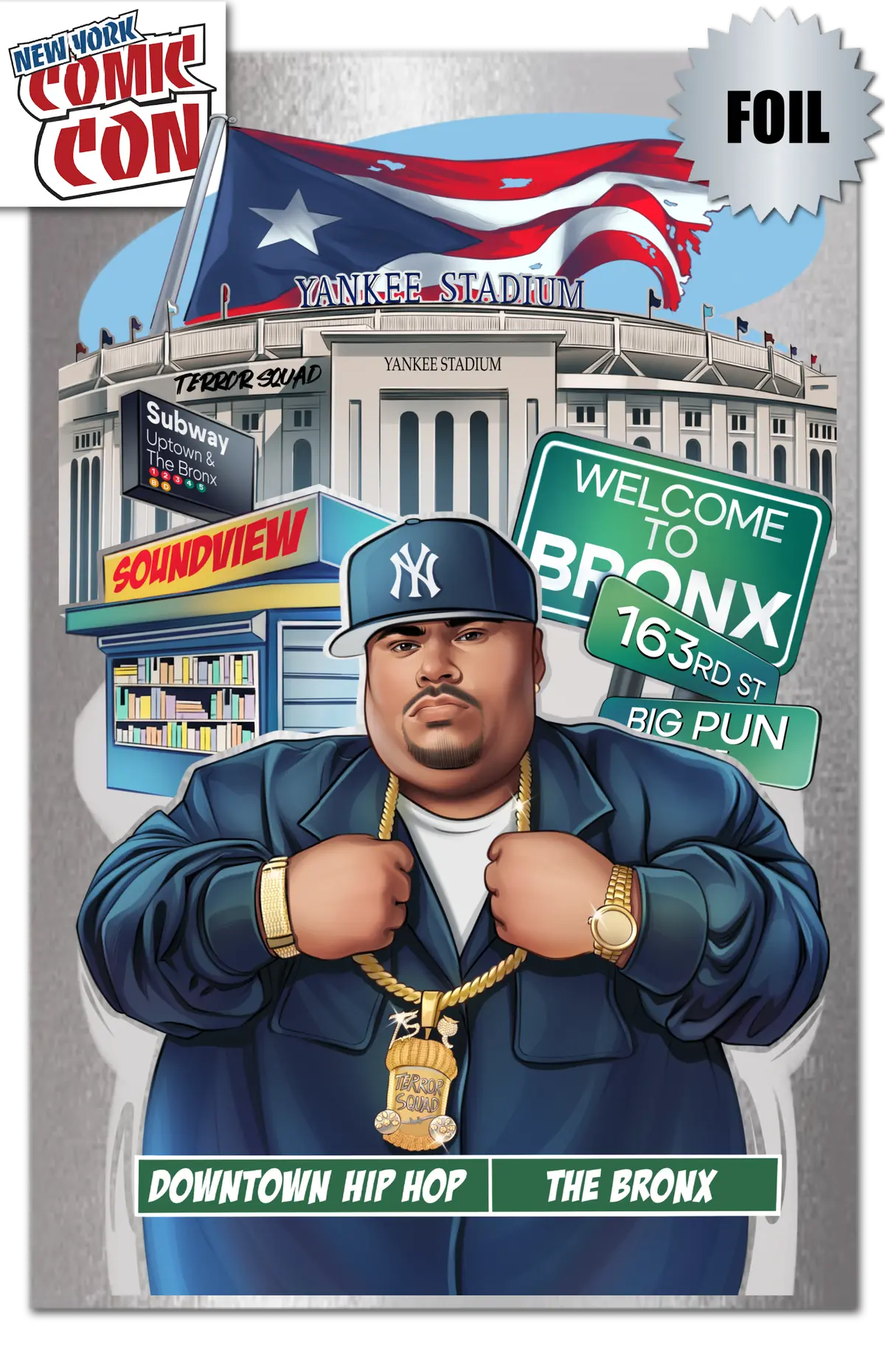 Nycc 2025 History Of Hip Hop "Downtown Hip Hop #11" Foil Exclusive Karina Belous /100 1