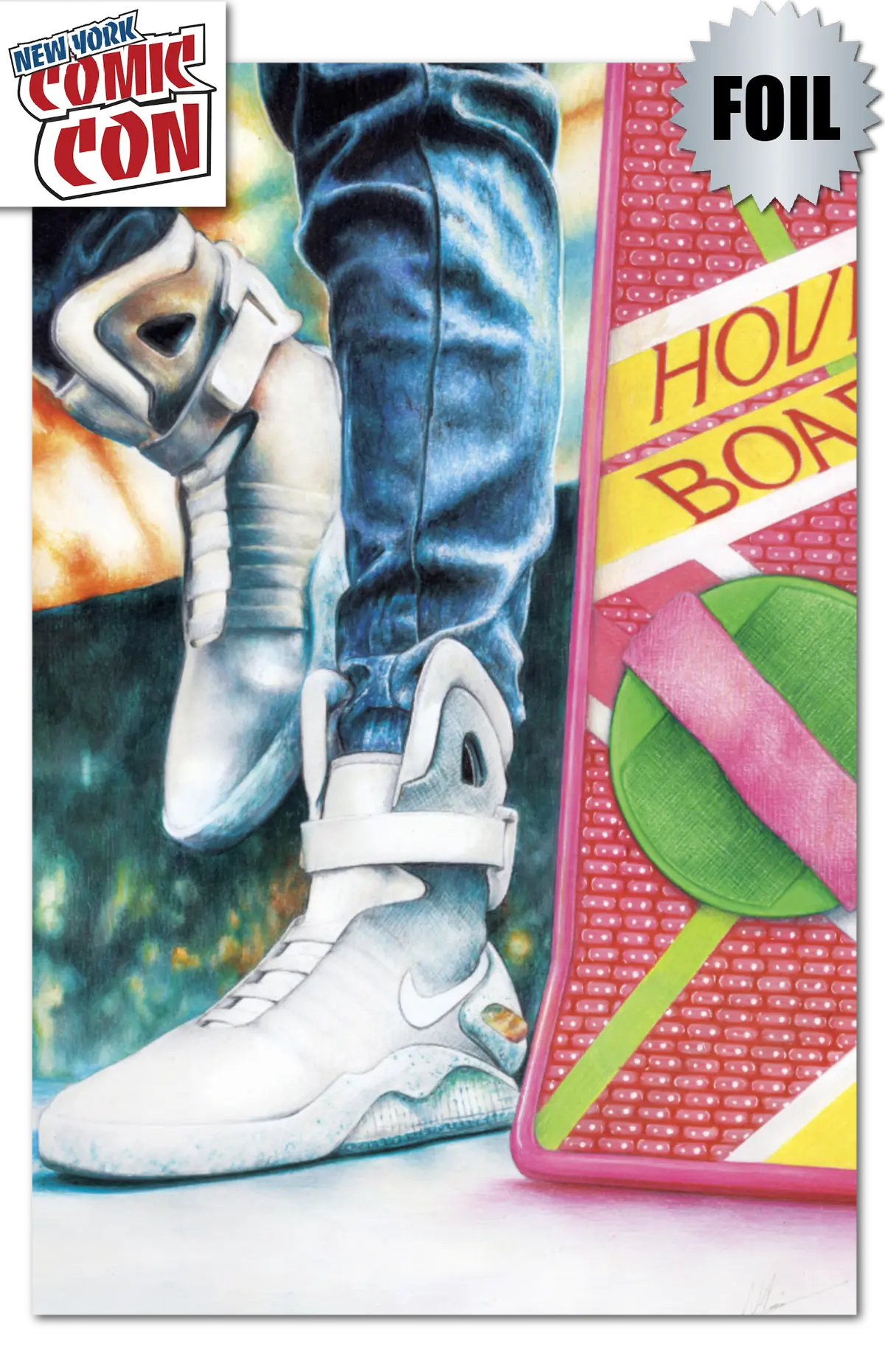 Nycc 2025 Michael J Fox "Air Magz" Foil Nick Harrigan Exclusive /150 1