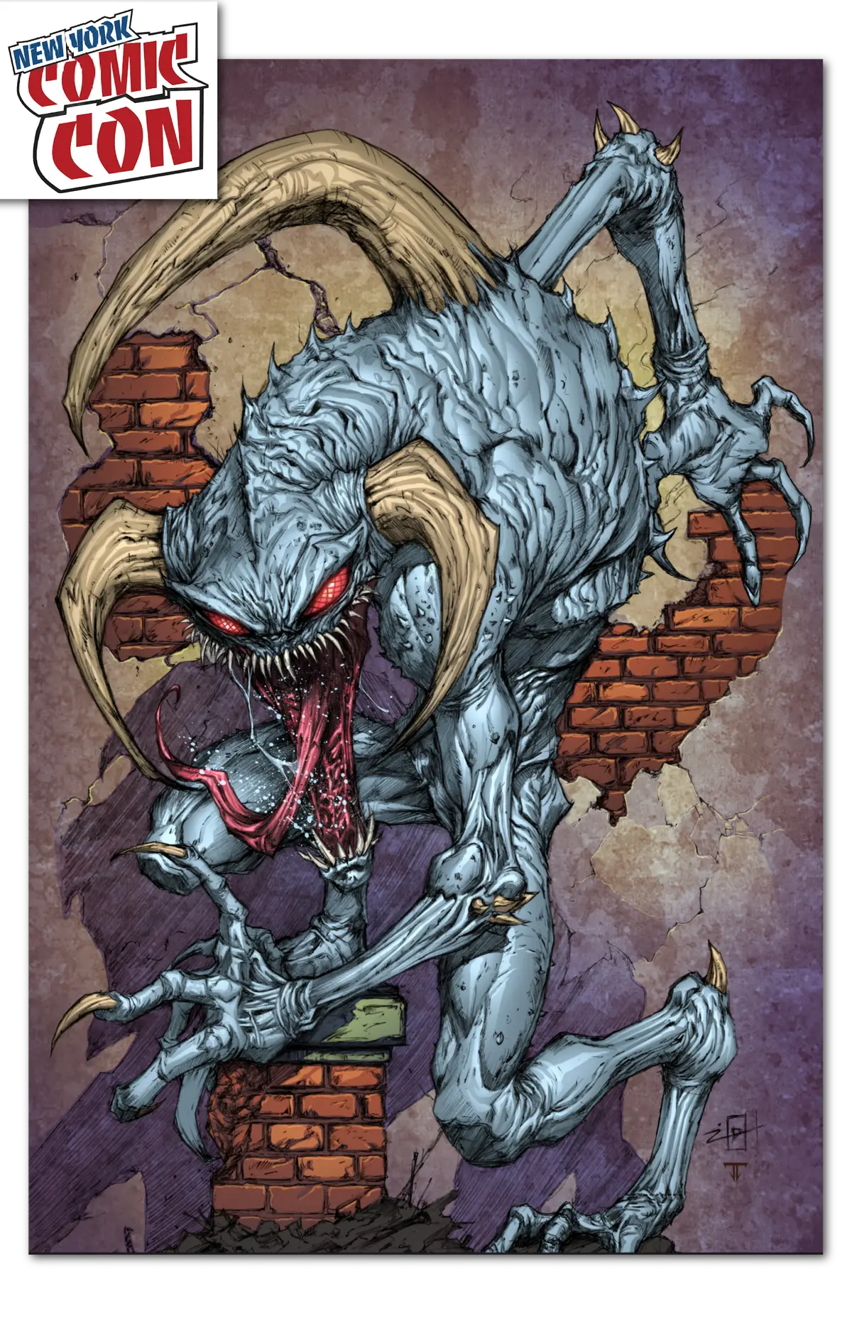 Nycc 2025 Jonathan Uribe Sketchbook "Violator" Varnish Exclusive /100 1
