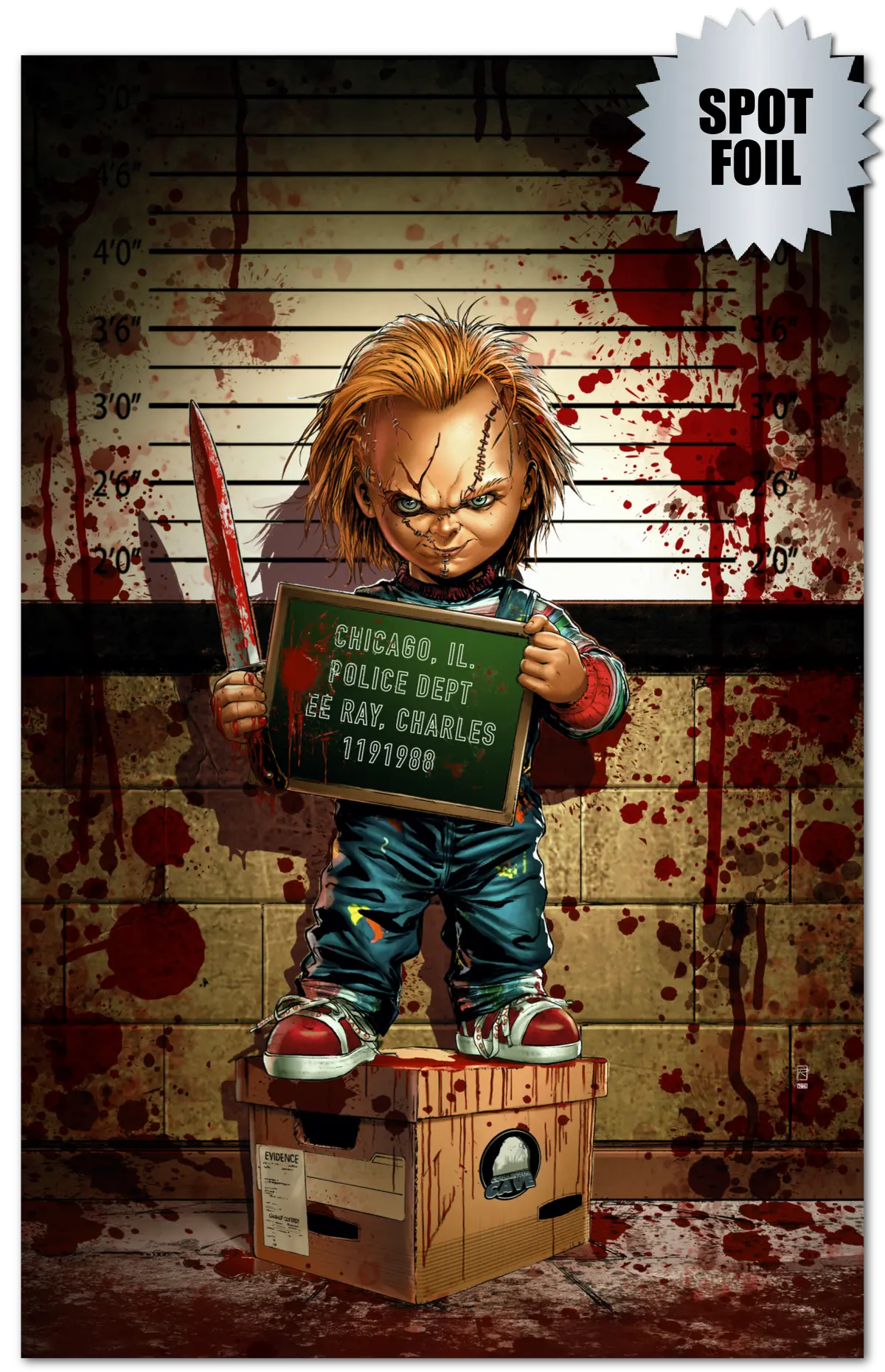 Birth Of A Slasher 'Bride Of Chucky Mugshot' Exclusive Variation Raymond Gay /50 1