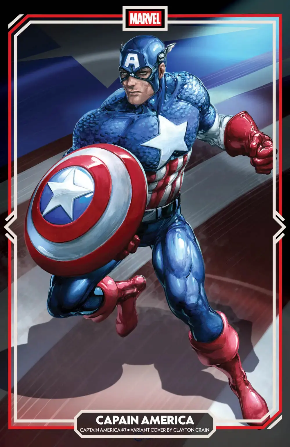 Captain America #7 Clayton Crain Variant 1