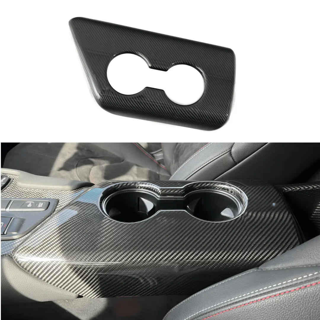 For 2020-Up Toyota Supra Carbon Fiber Center Console Panel Cover 1