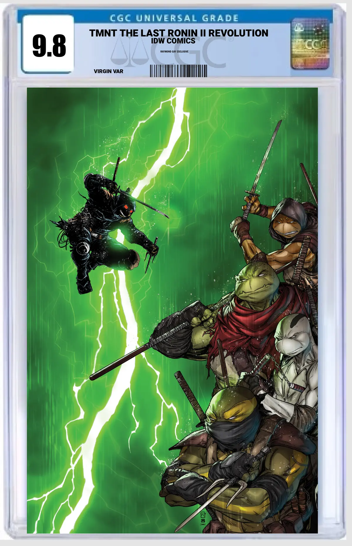 Tmnt Last Ronin Re-Evolution #1 Raymond Gay Virgin Cgc 9.8 1