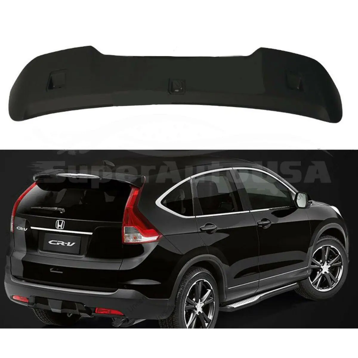 Rear Roof Spoiler - Oe Style Crystal Black Pearl | Fits Honda Cr-V (2012-2016) 1