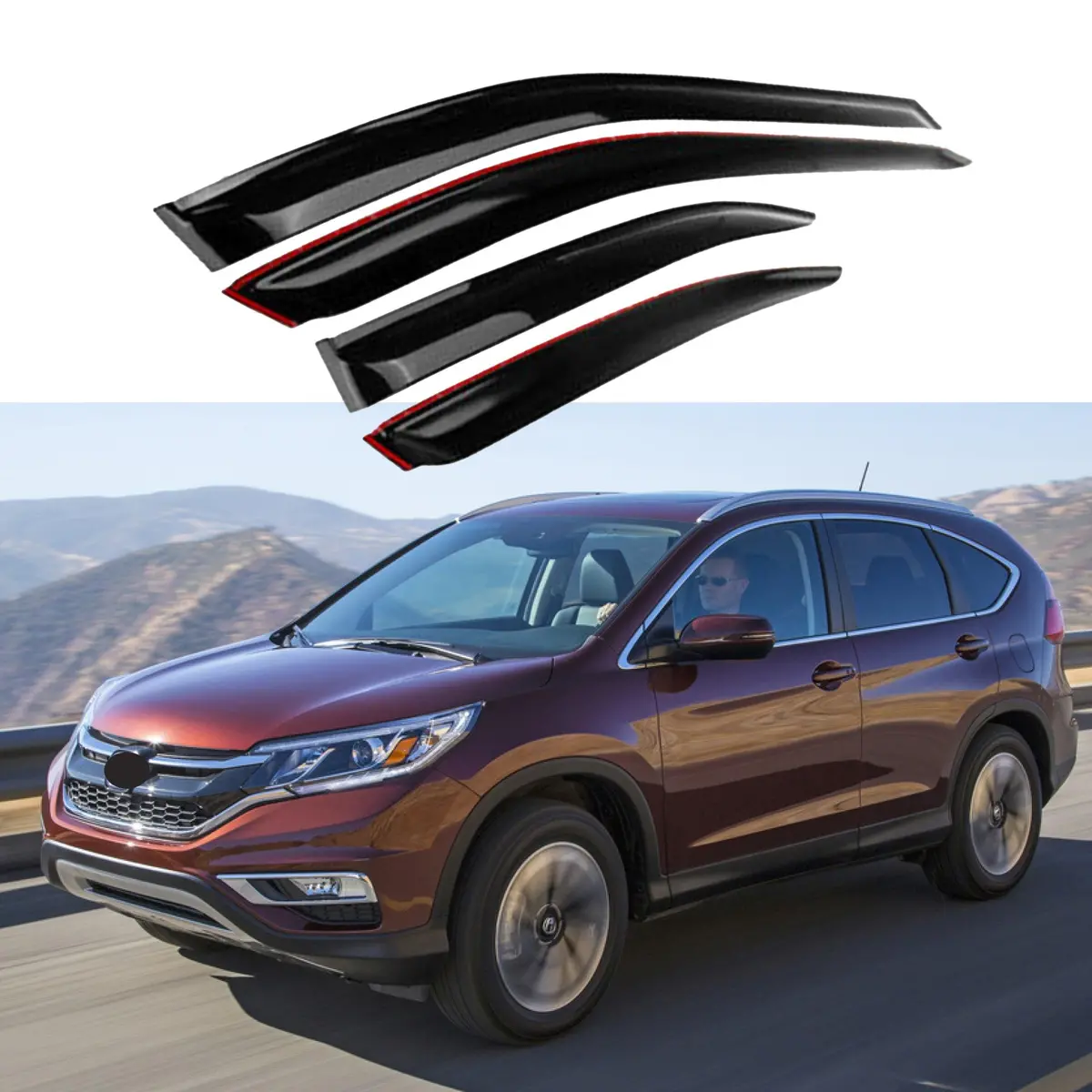 Rain Guard - Oe Style | Fits Honda Cr-V Crv ( 2012-2016 ) 1