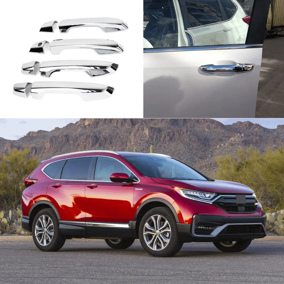 Fits Honda Crv Cr-V 2017-2022 Chrome Outside Door Handle Covers 1