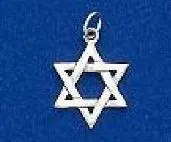 Sterling Silver Classic Woven Star Pendant 1