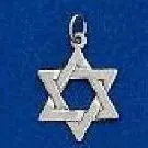 Sterling Silver Classic Woven Star Pendant 1