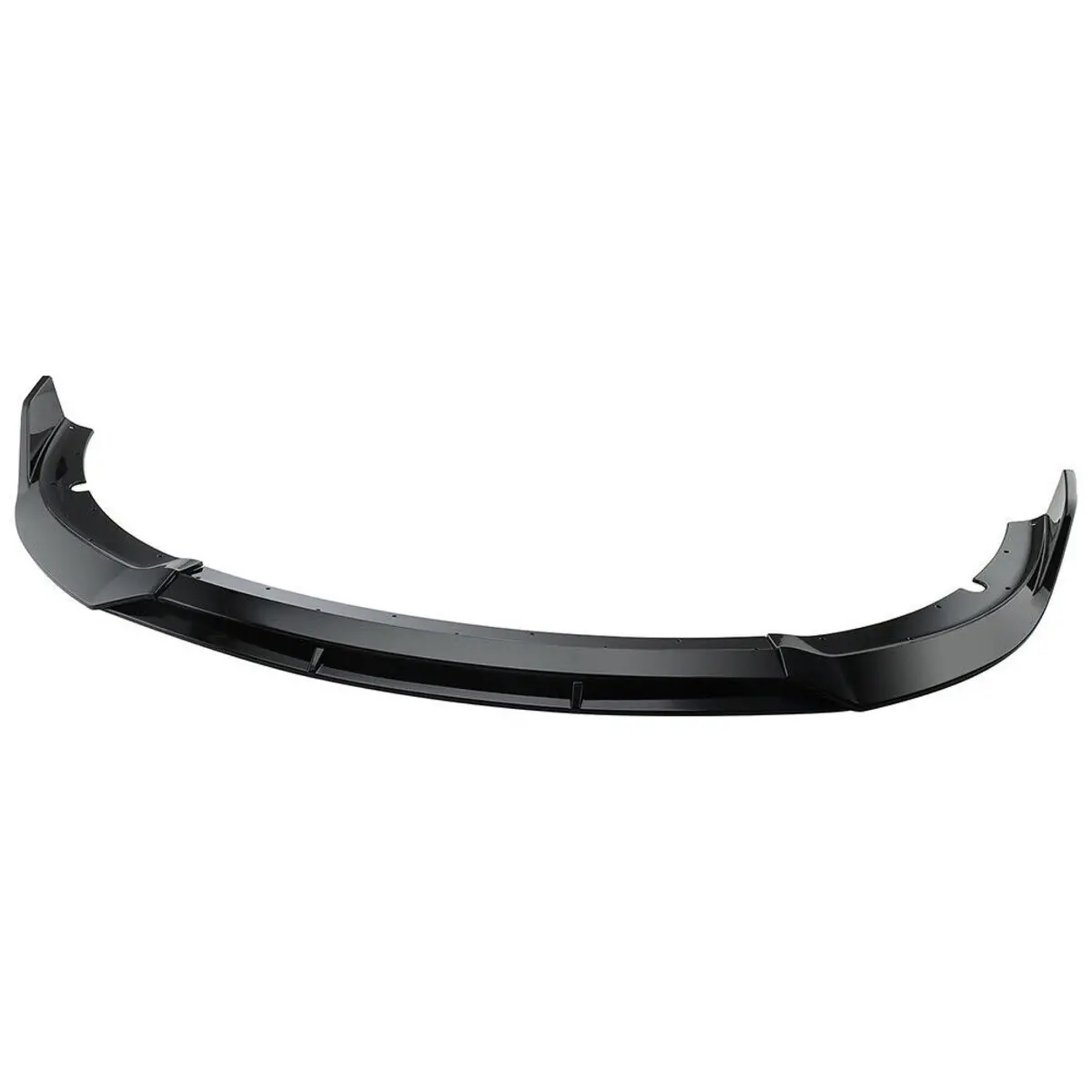 Fits 2015-2020 Dodge Charger Gloss Black Front Bumper Lip Spoiler Splitter Body (Black, 4Pcs) 1