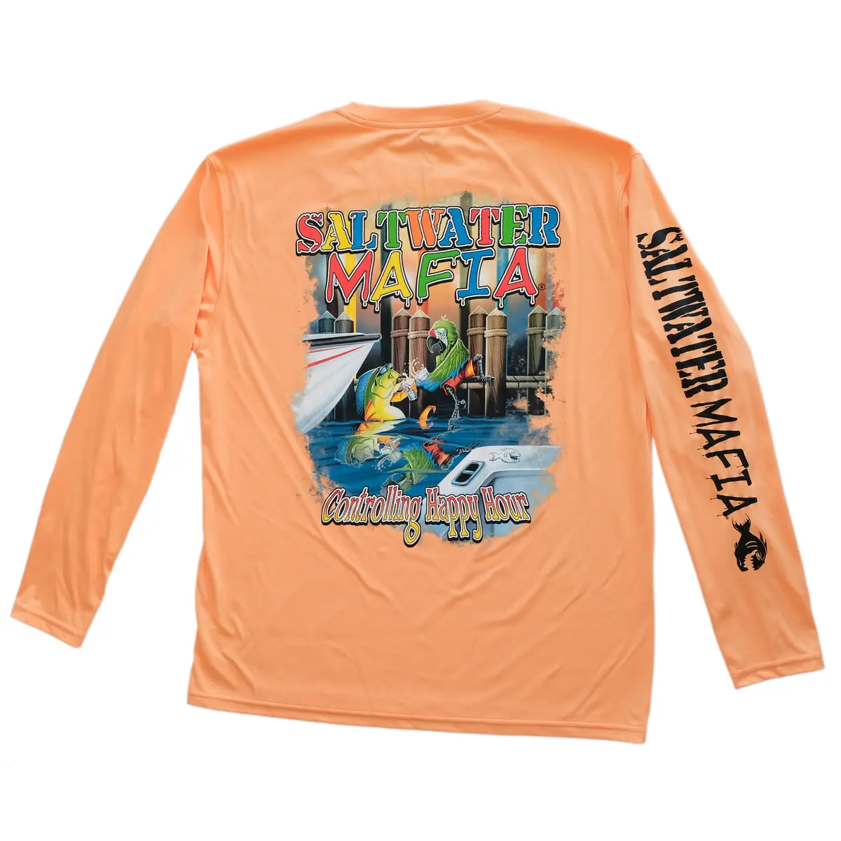 Saltwater Mafia "Controlling Happy Hour" Uv Long Sleeve 7