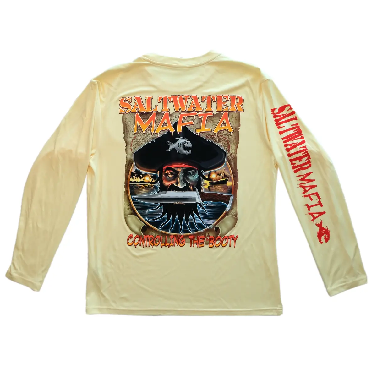 Saltwater Mafia Controlling The Booty UV-Protective Long Sleeve Shirt