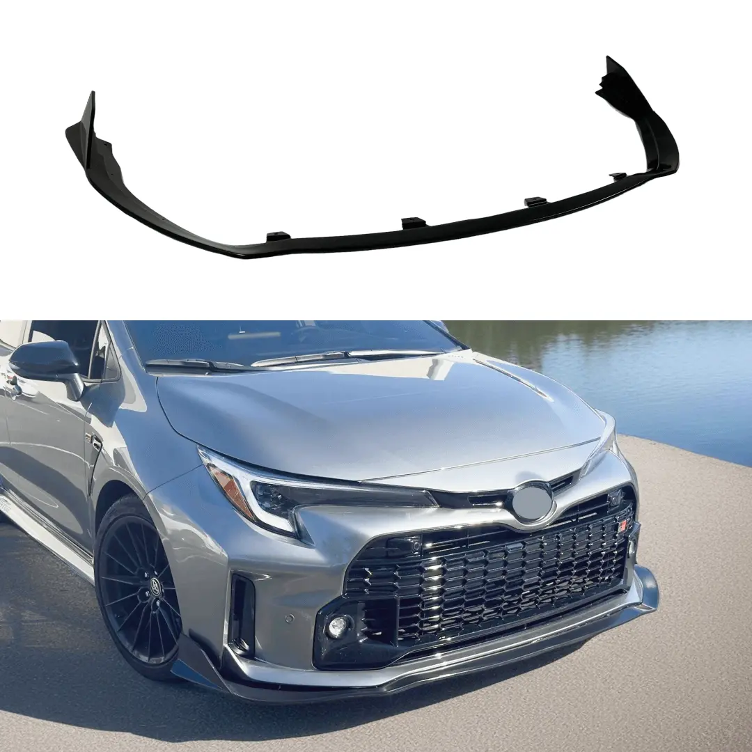 Front Bumper Spoiler Splitter Lip Fits 2022-2026 Toyota Gr Corolla Pu 1Pc 1