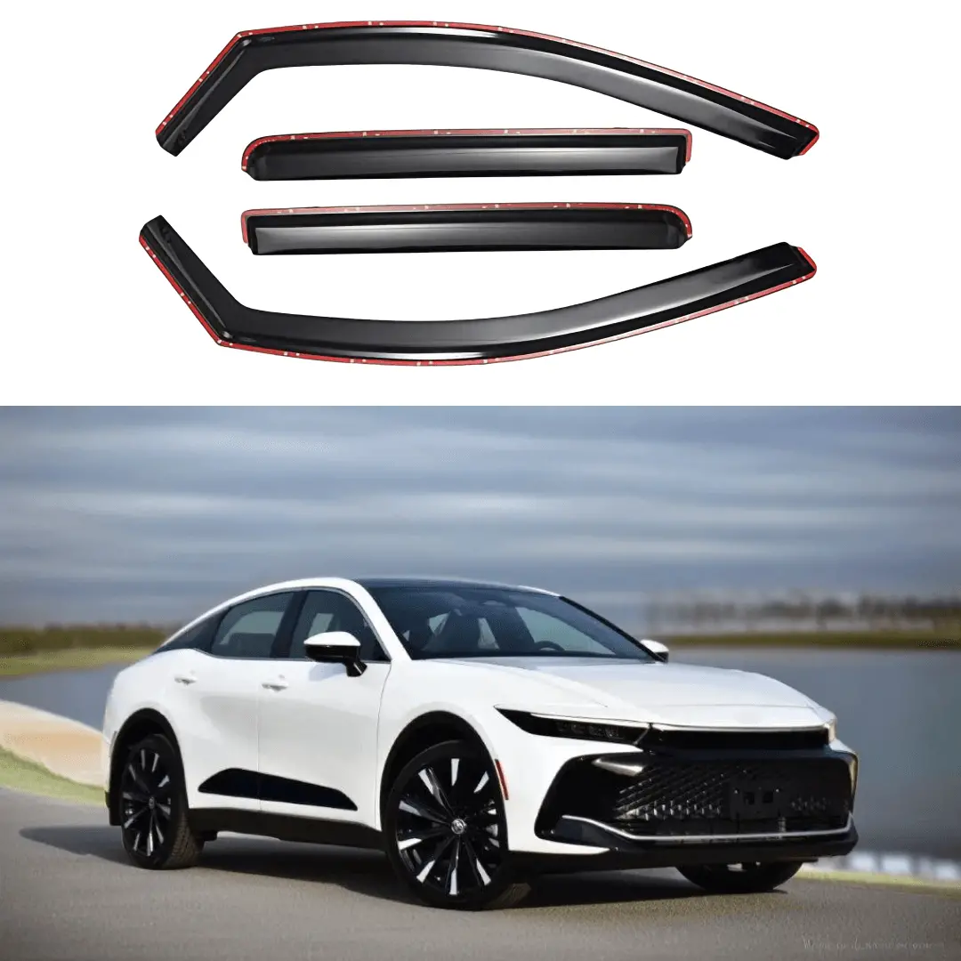 Fits 2023-2024 Toyota Crown In-Channel Window Visors Rain Sun Guards 1