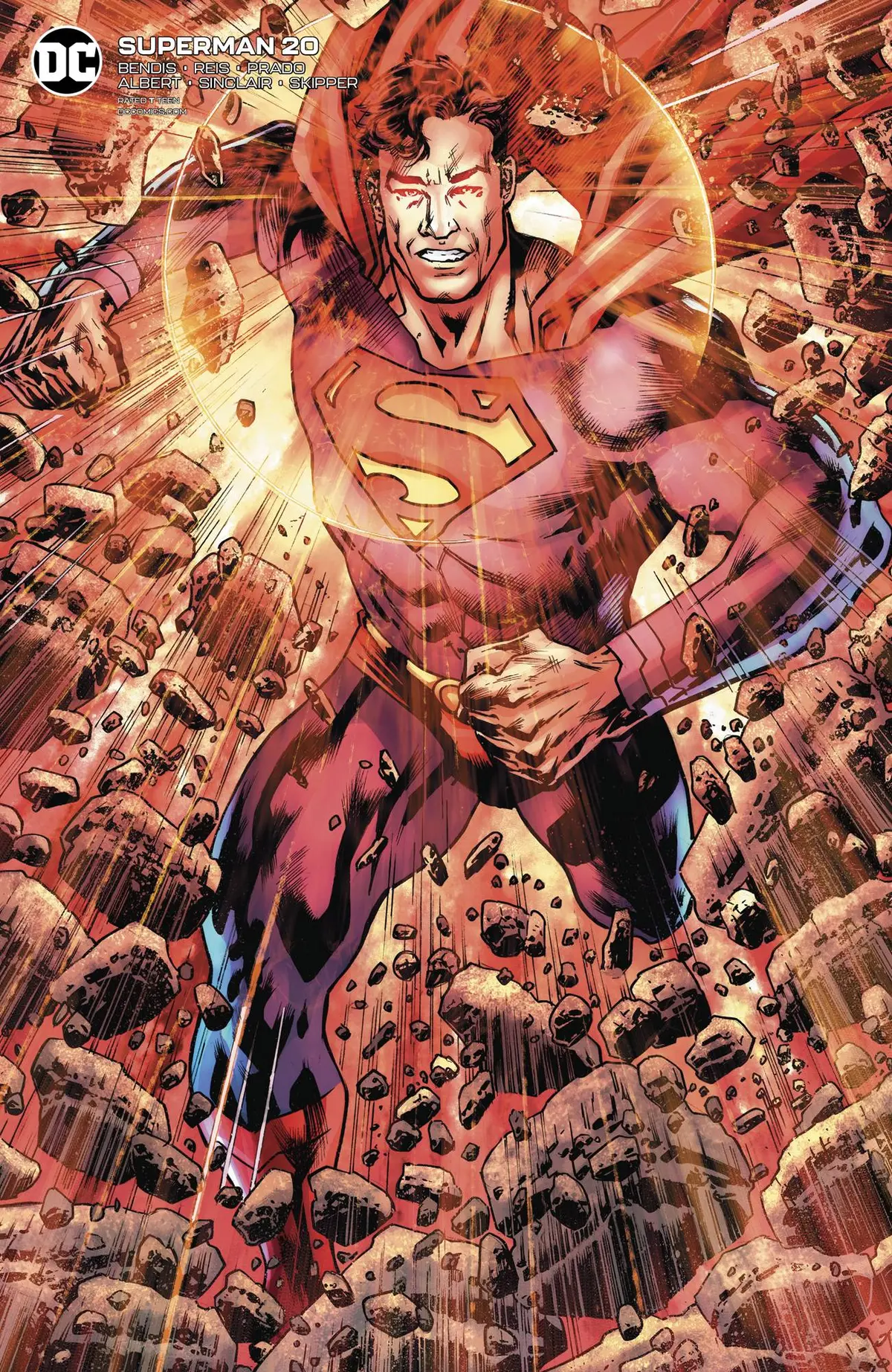 Superman #20 Card Stock Bryan Hitch Var Ed 1