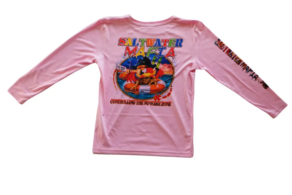 Tacky Jacks "Controlling The No Wake Zone" Youth Long Sleeve Performance Shirt 4