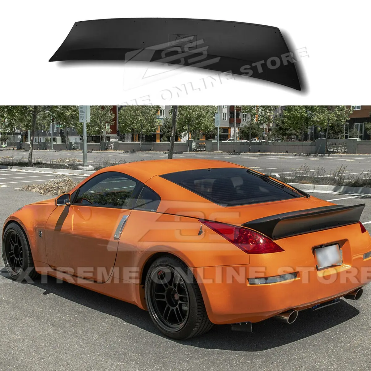 Rear Spoiler & Wings - Rb Style | Fits Nissan 350Z (03-08) 1