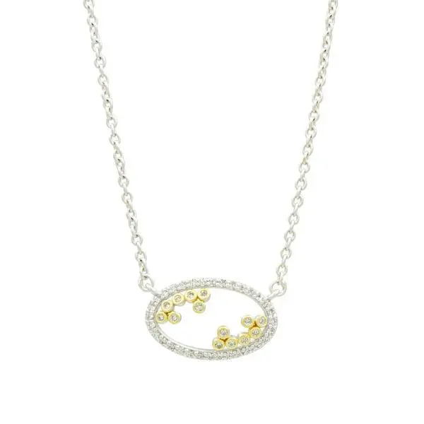 Frieda Rothman Fleur Bloom Open Pendant Necklace 1