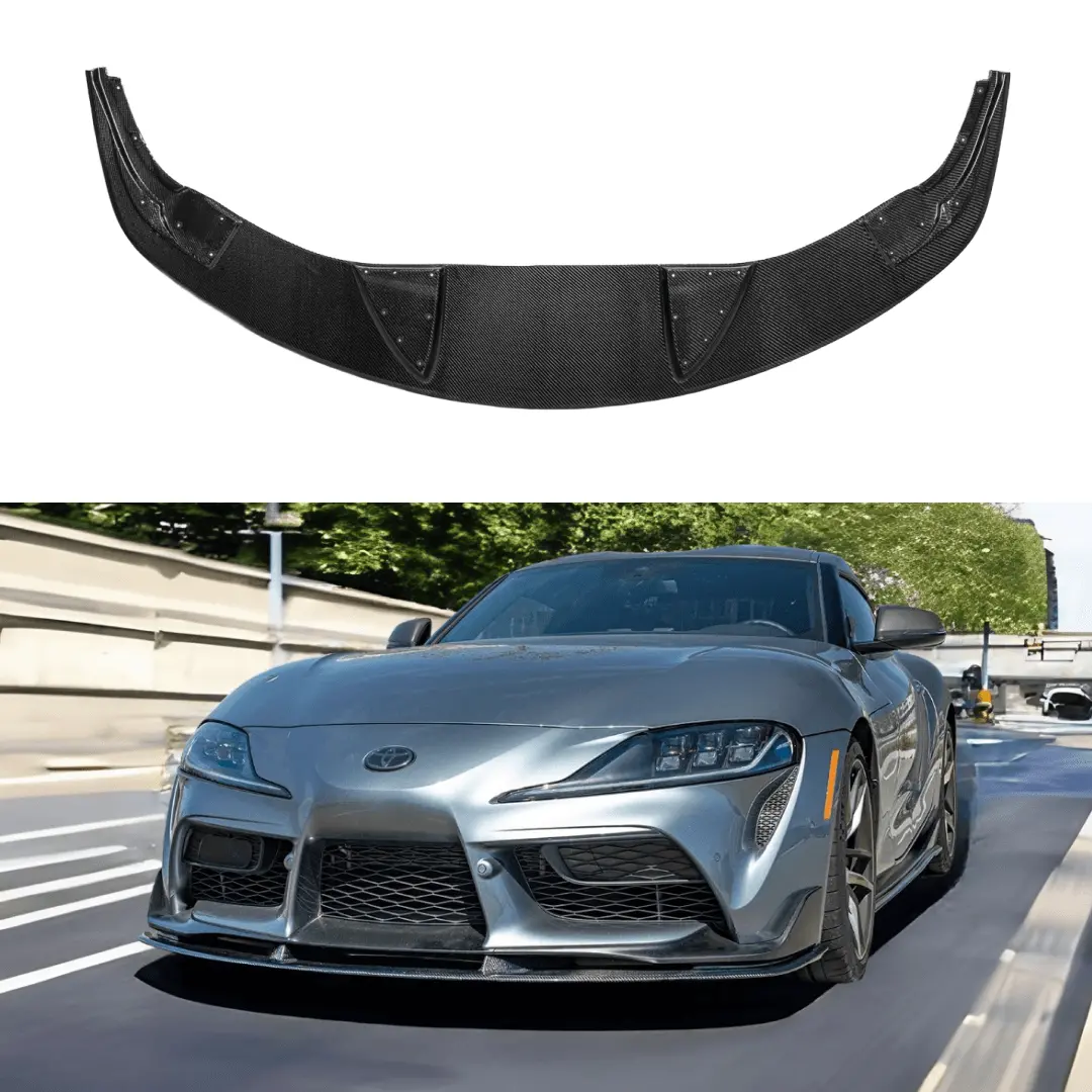 Fits 2020-Up Toyota Supra A90 Artisan Spirit Carbon Fiber Front Splitter Lip 1