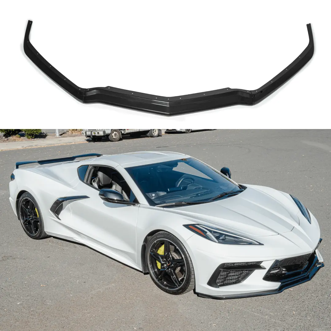 2020+ Chevrolet Corvette C8 Stingray - Z51 Style Front Lip Splitter (3Pc) 1