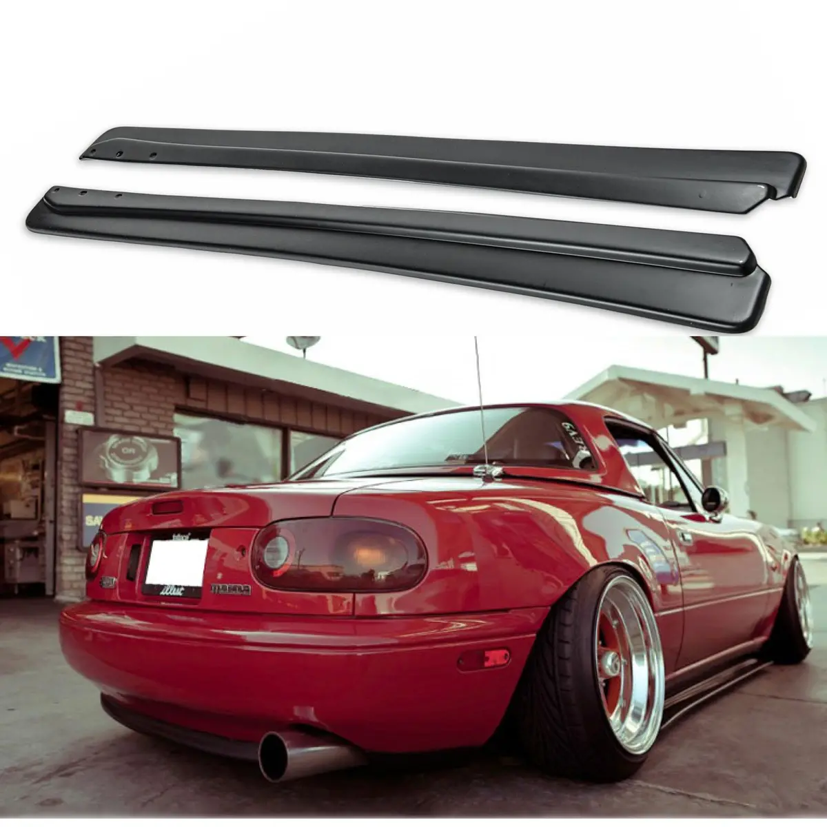 For 1990-1997 Mazda Miata Mx-5 Na Jdm Fd Style Side Skirt Rocker Panels Extension 1