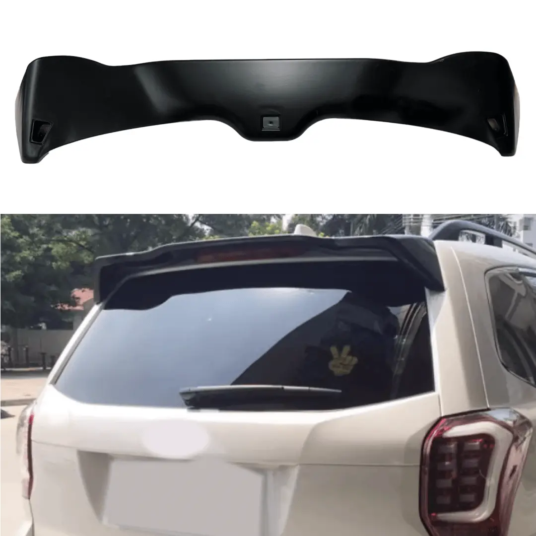 Fits 2014-2018 Subaru Forester Wind Sun Rain Matte Black Rear Roof Spoiler Wing 1