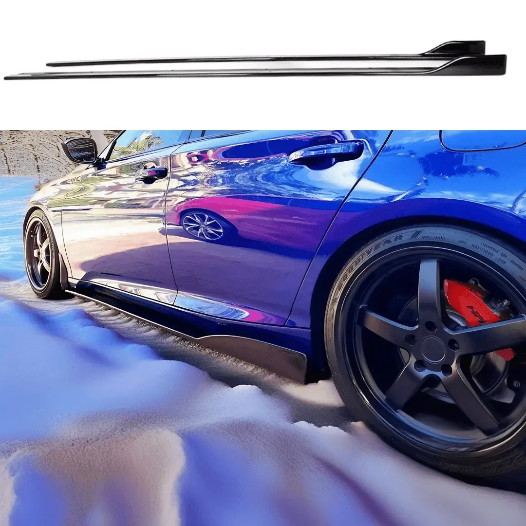 Side Skirt - Carbon Fiber Print Fits Toyota Camry 2018-2024 1