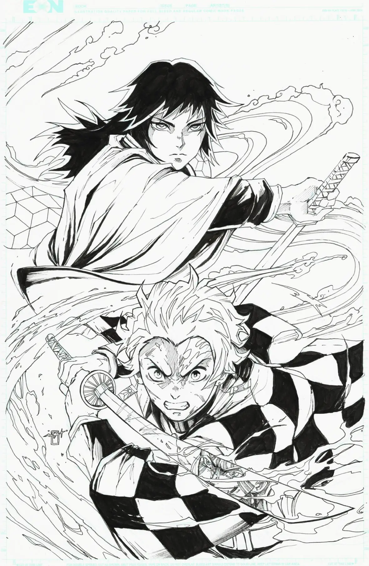 Jonathan Uribe Oa - Fame Koyoharu Gotouge Nycc 2025 (Demon Slayer) (Ships After Nycc) 1