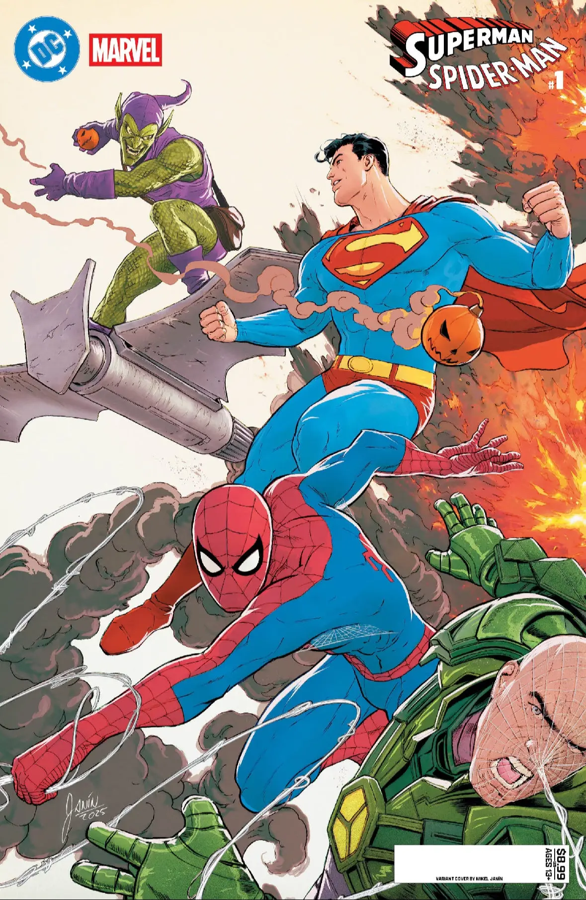 Dc's Superman/Spider-Man #1 Janin Var 1