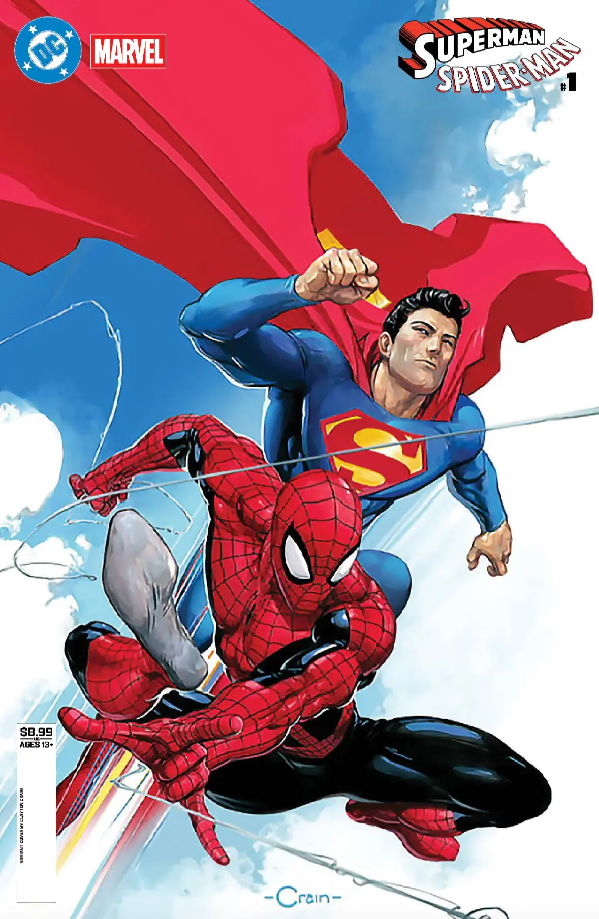 Dc's Superman/Spider-Man #1 Crain Var 1