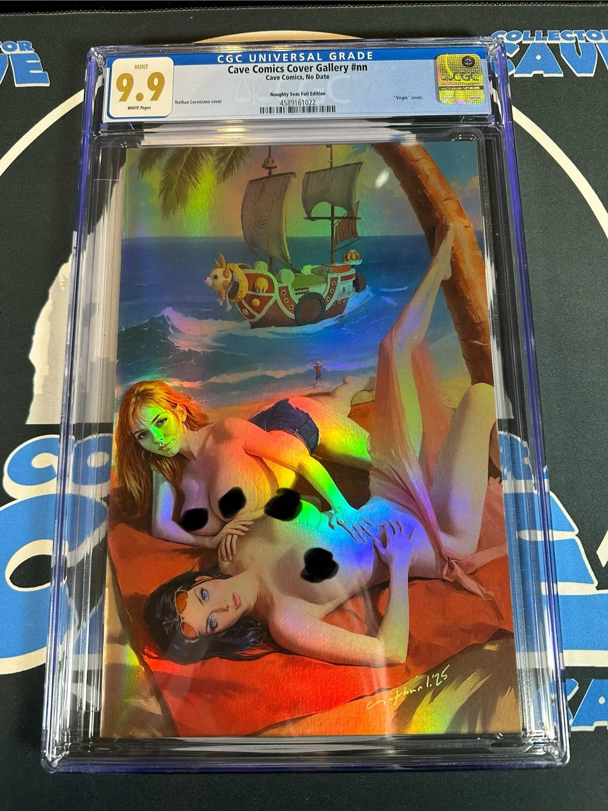 'Naughty Seas" Virgin Foil Nathan Loranzana Cgc 9.9 1