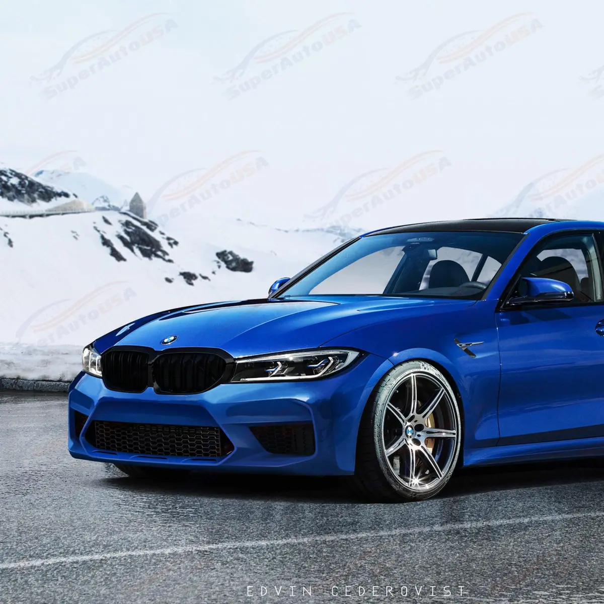 For 2018+ Bmw 3 Series G20 Sedan G21 Mp Design Front Body Fender 2