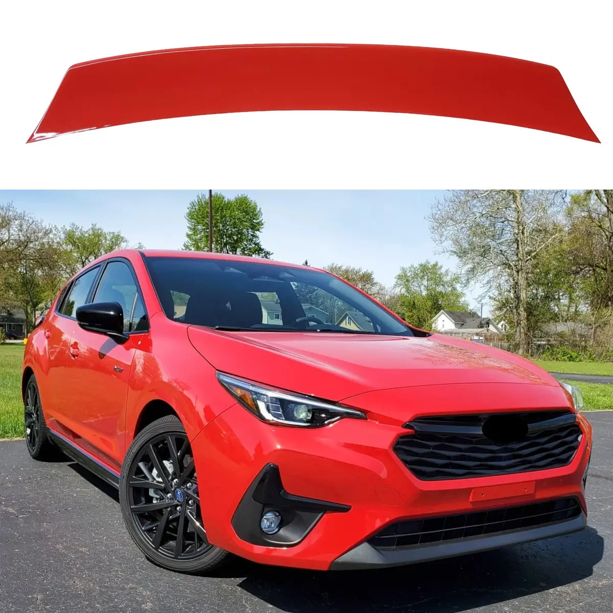 2022-2026 Subaru Wrx Vb - Highkick Duckbill Rear Spoiler Wing - Ignition Red (Dck) 1