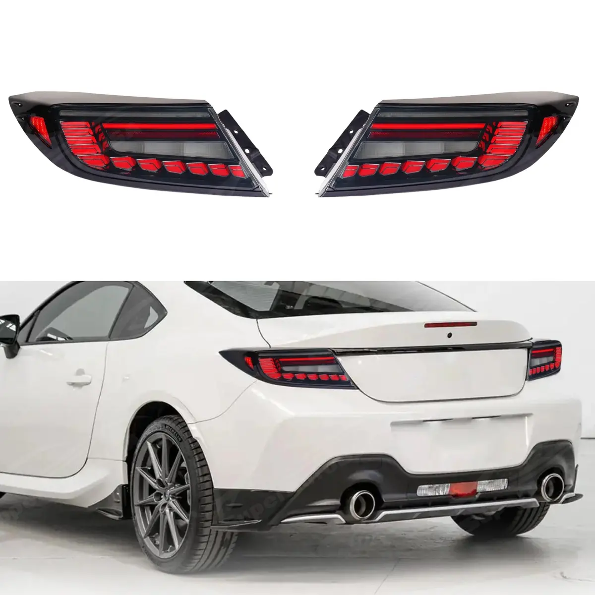 Fits Toyota Gr86/ Brz 2022-2024 Dragon Scales Tail Light Sequential Assembly 1