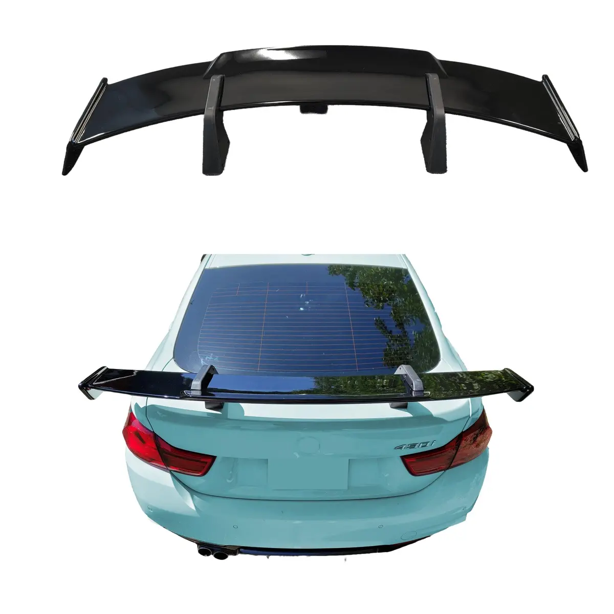 For 2014-2020 Bmw F32 F33 F36 F82 Gloss Black M Performance Style Rear Wing 1