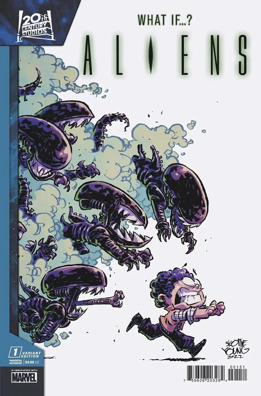 Aliens What If #1 Skottie Young Var 1