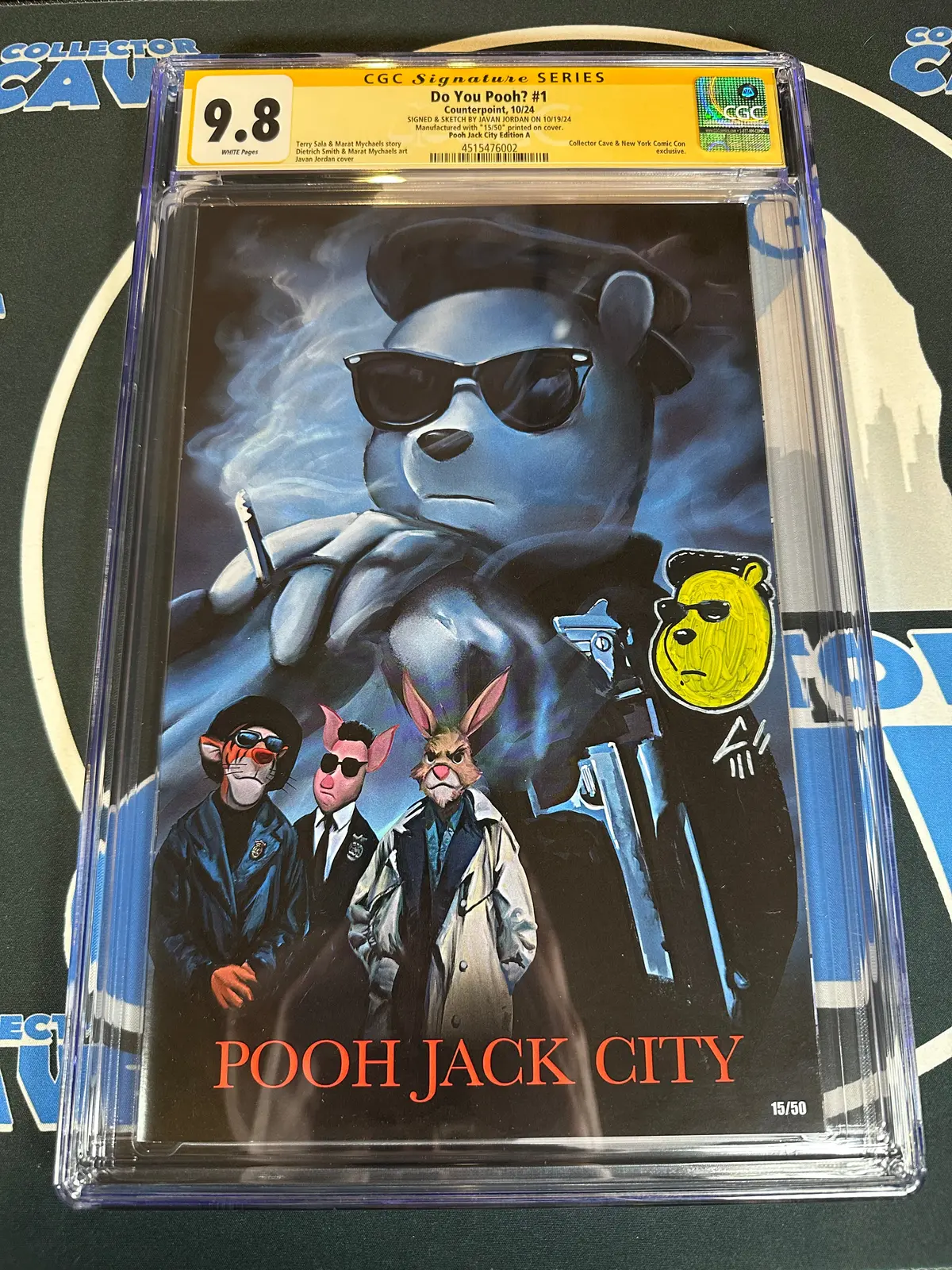 Exclusive Pooh Jack City Cgc Signature Series Remark Javan Jordan /50 1